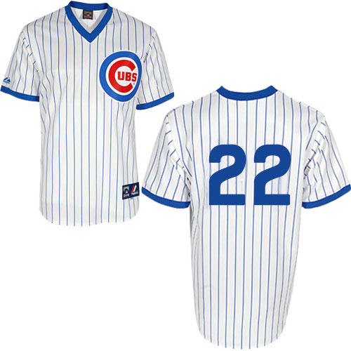 Men's Majestic Chicago Cubs #22 Jason Heyward Authentic White 1988 Turn Back The Clock Cool Base MLB Jersey